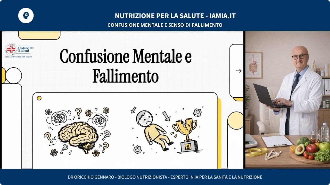 #1 CONFUSIONE MENTALE E SENSO DI FALLIMENTO - MECCANISMI E SIGNIFICATO