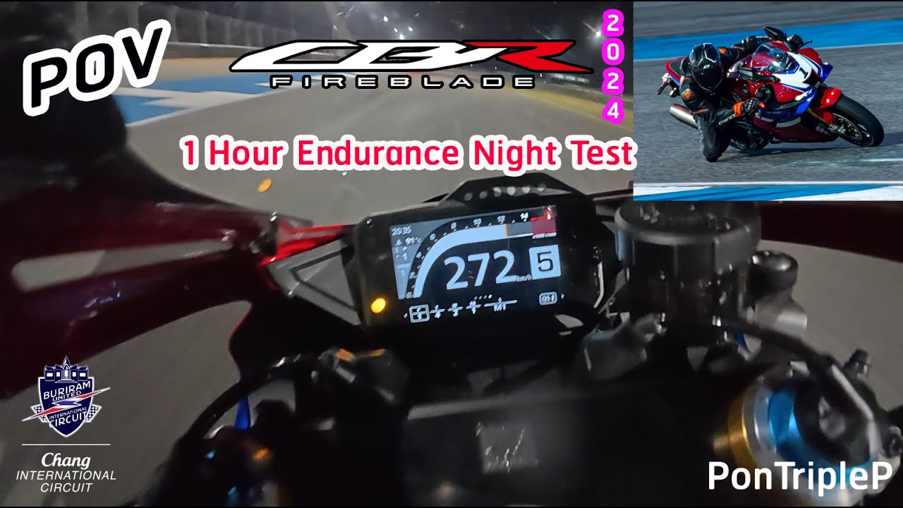 2024 CBR1000RR-R SP 1 Hour Endurance Night Test (POV)