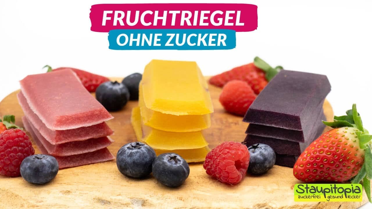 So einfach kannst du Fruchtriegel ohne Zucker selber machen - gesunder Snack aus nur 3 Zutaten