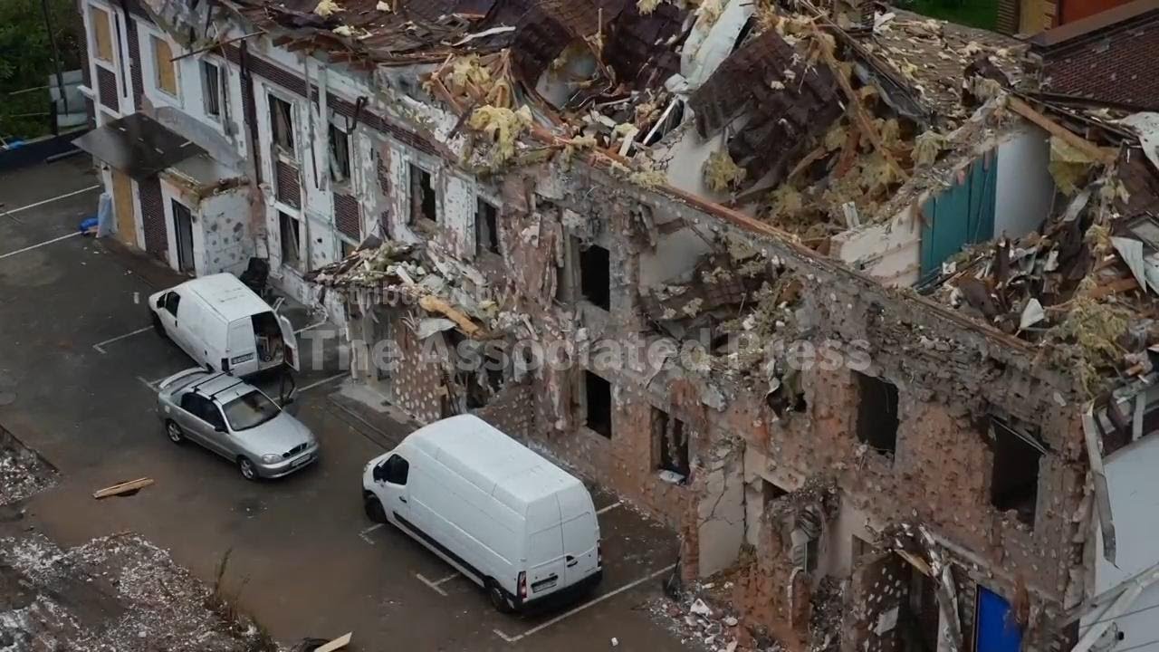 After missile strike near Kyiv, volunteers and one café owner help stitch life back together
