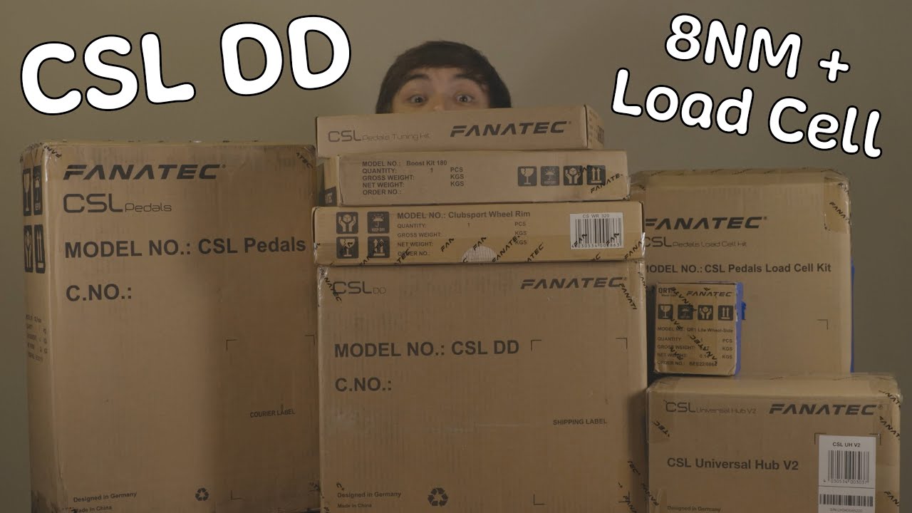 Unboxing + First Impressions - Fanatec CSL DD Ready2Race 320 Bundle + 8NM & Load Cell!