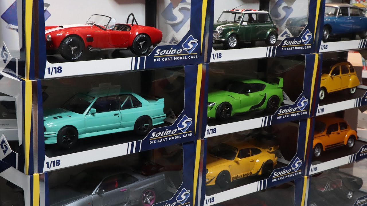 JE DÉCOUVRE 12 MINIATURES SOLIDO 1/18 EXCLUSIVES POUR LECLERC !
