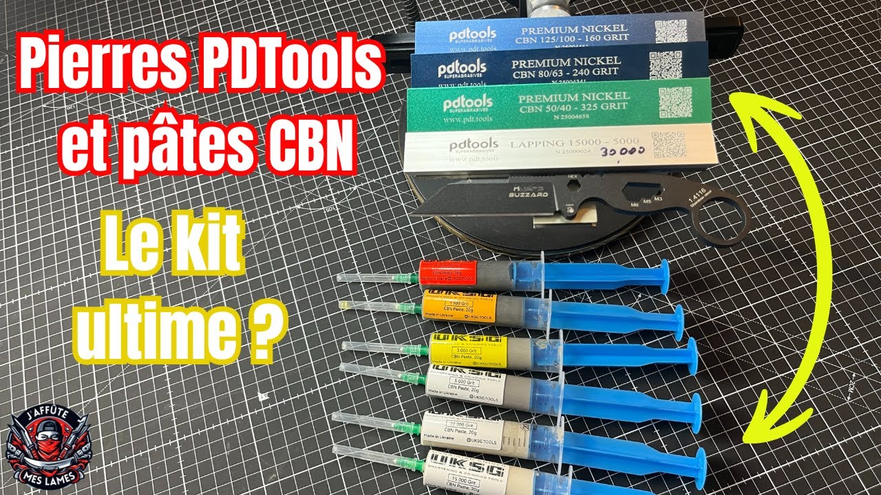 Test des pierres et pâtes CBN PDTools : le kit ultime pour systèmes guidés ?