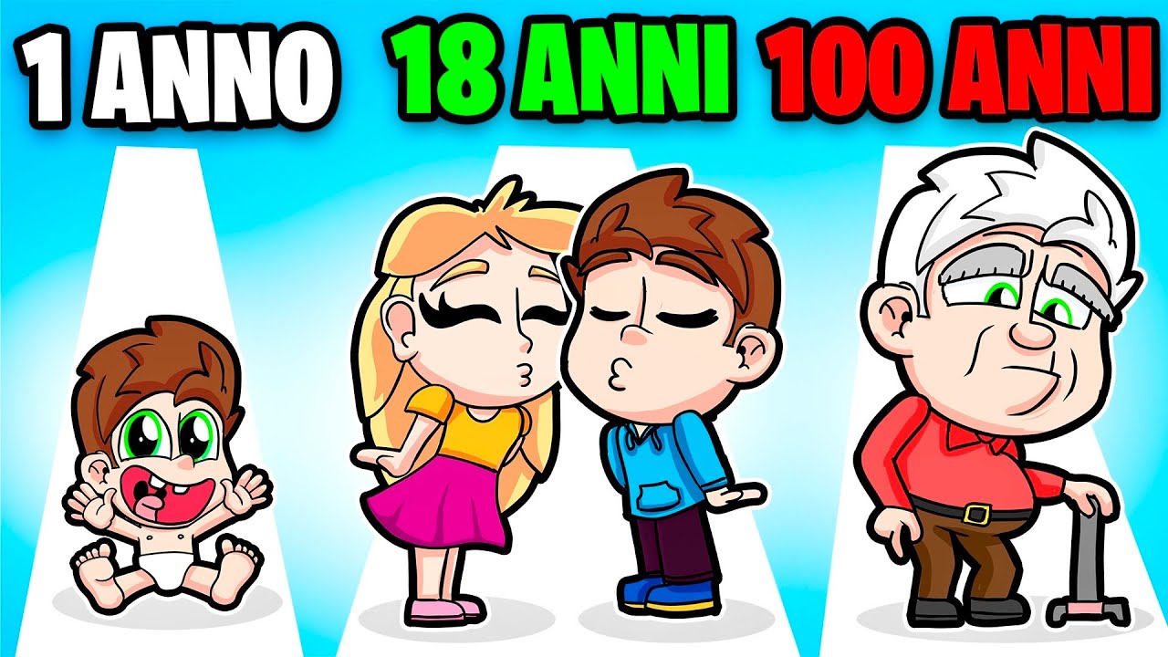 NINNA E MATTI VIVIAMO 100 ANNI DI VITA IN UN GIORNO su RUN OF LIFE!☠️