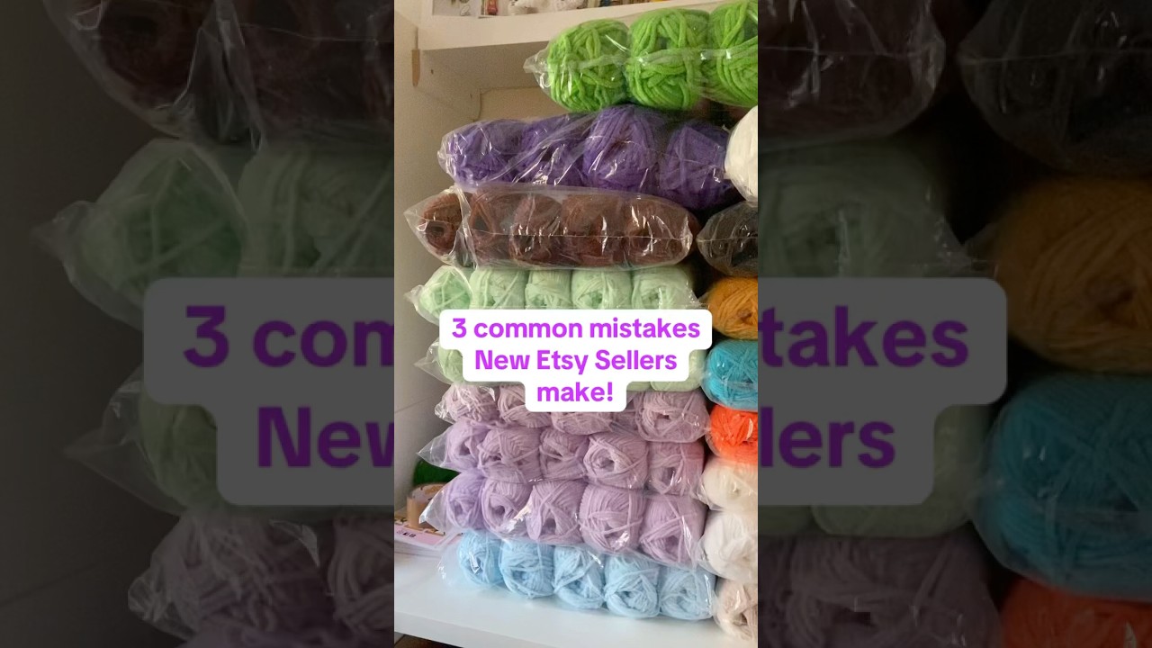 Ошибки, которые совершают начинающие продавцы на Etsy! #вязаниекрючком #малыйбизнес #амигуруми #e...