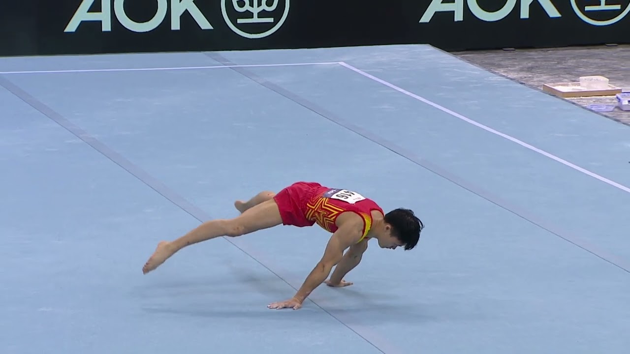 Xingyu LAN China Boden - EnBW DTB Pokal 2024 - Team Challenge Männer Stuttgart - Turnen