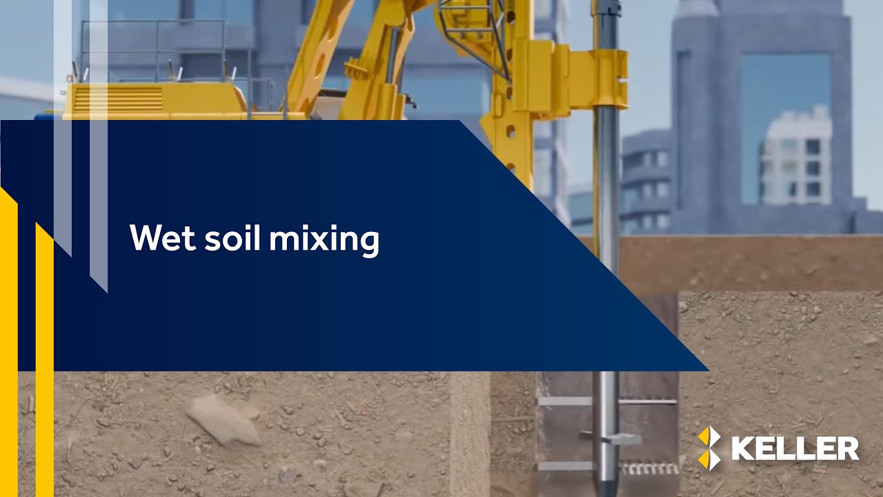 3D animation | Wet Soil Mixing | Keller