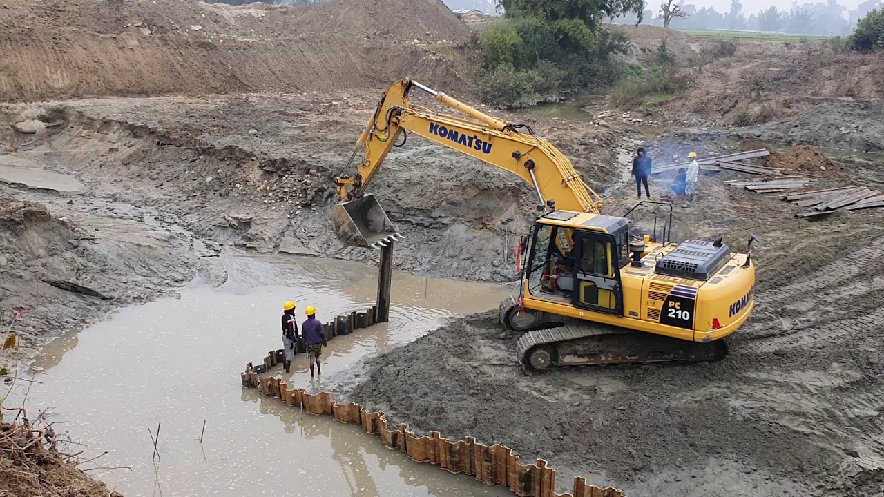 Sheet pile installation | Site Engineers |