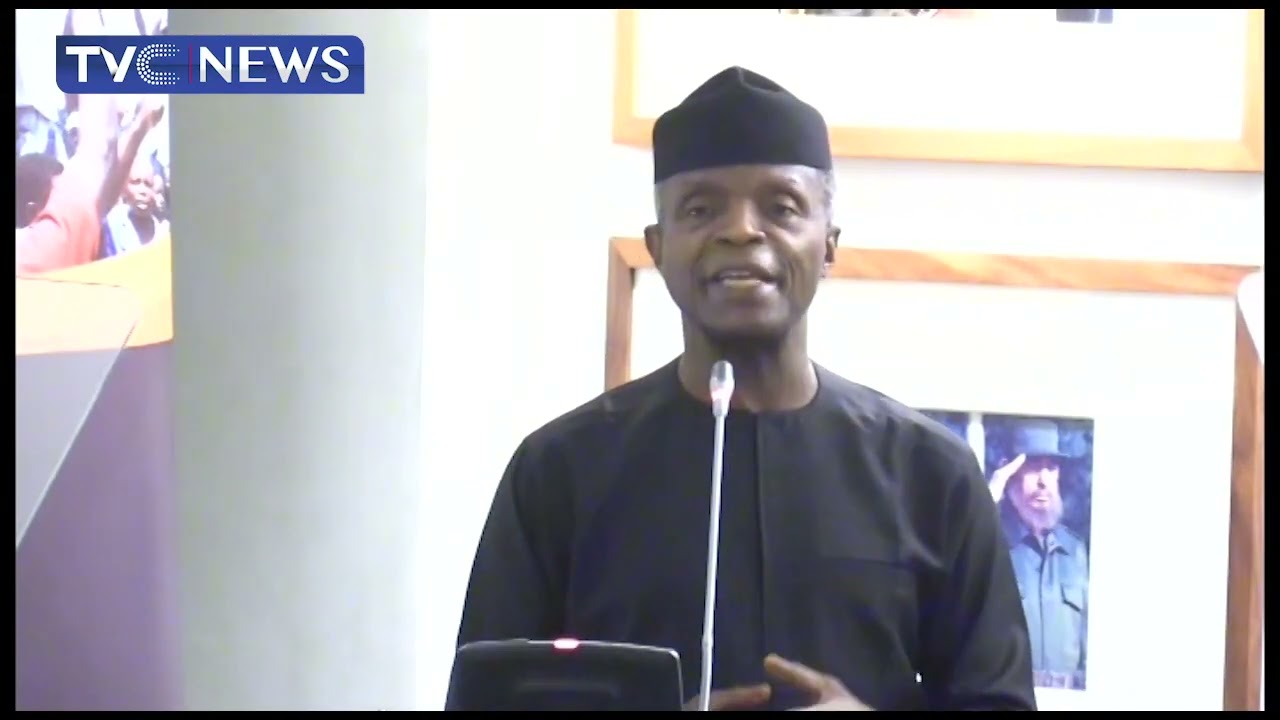 (SEE VIDEO) Osinbajo, Jonathan, Abiodun Meet Obasanjo In Abeokuta