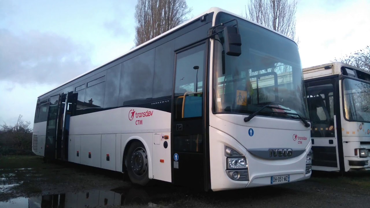 Navette substition SNCF (Viabus) | IVECO Crossway POP 12.8 Euro 6 Voith | Full Kickdown
