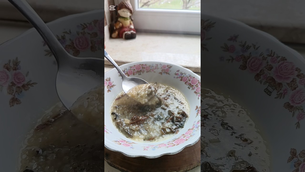 Soyuq havanın əsil yeməyi, əvəlikli umac. Əvəlikli umac yeməyi.