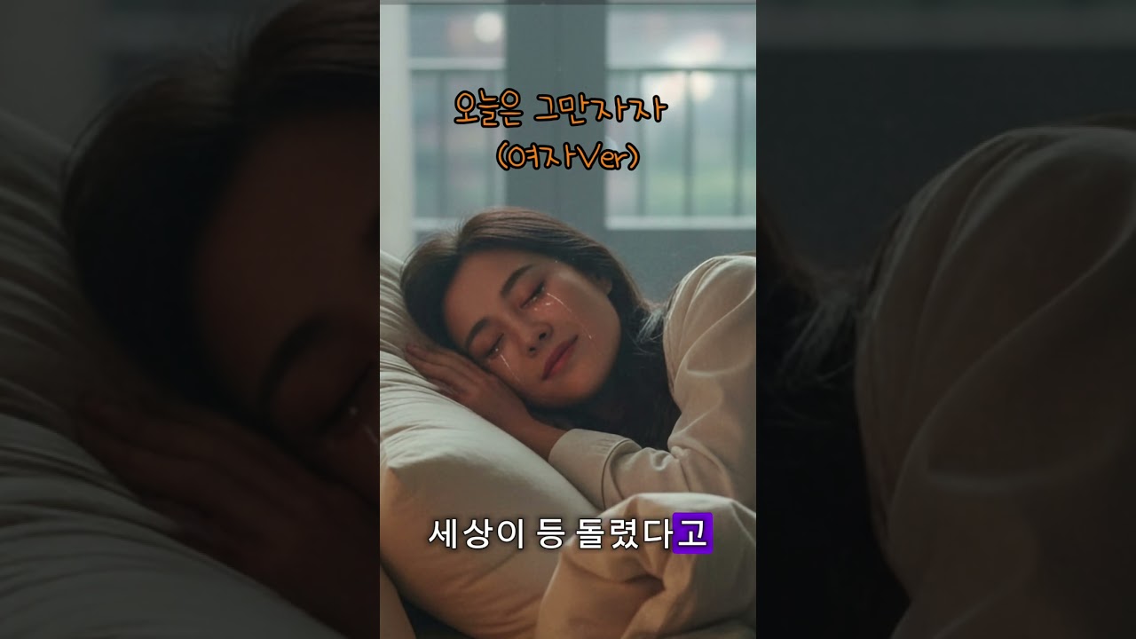 오늘은 그만자자 (여자Ver)