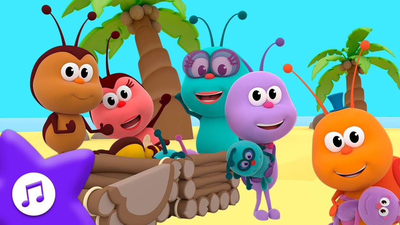 Ten little happy bugs 🐞 Number Song | 30 Minutes Compilation | Nursery Rhymes +  Kids Songs