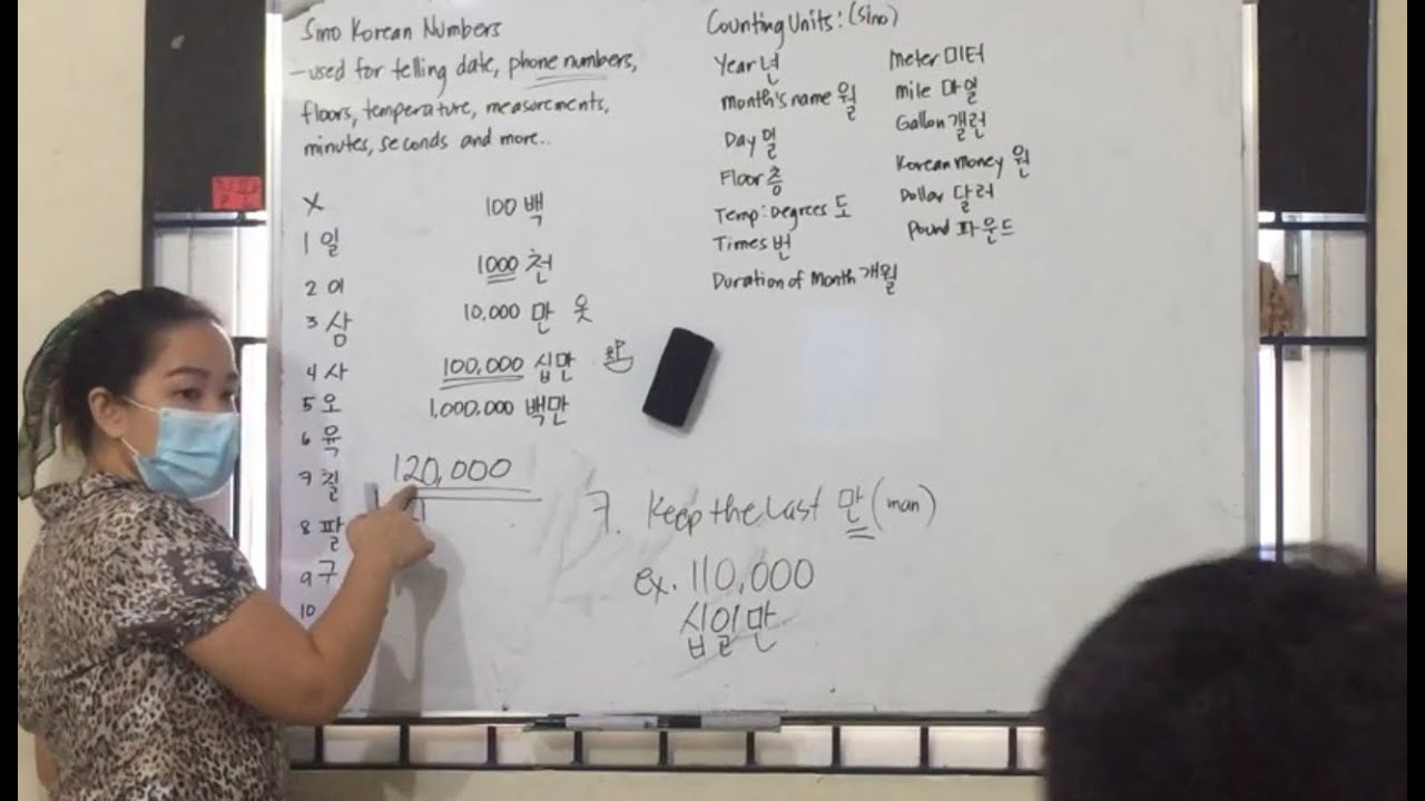 SINO KOREAN NUMBERS | How to Count from One to a Million