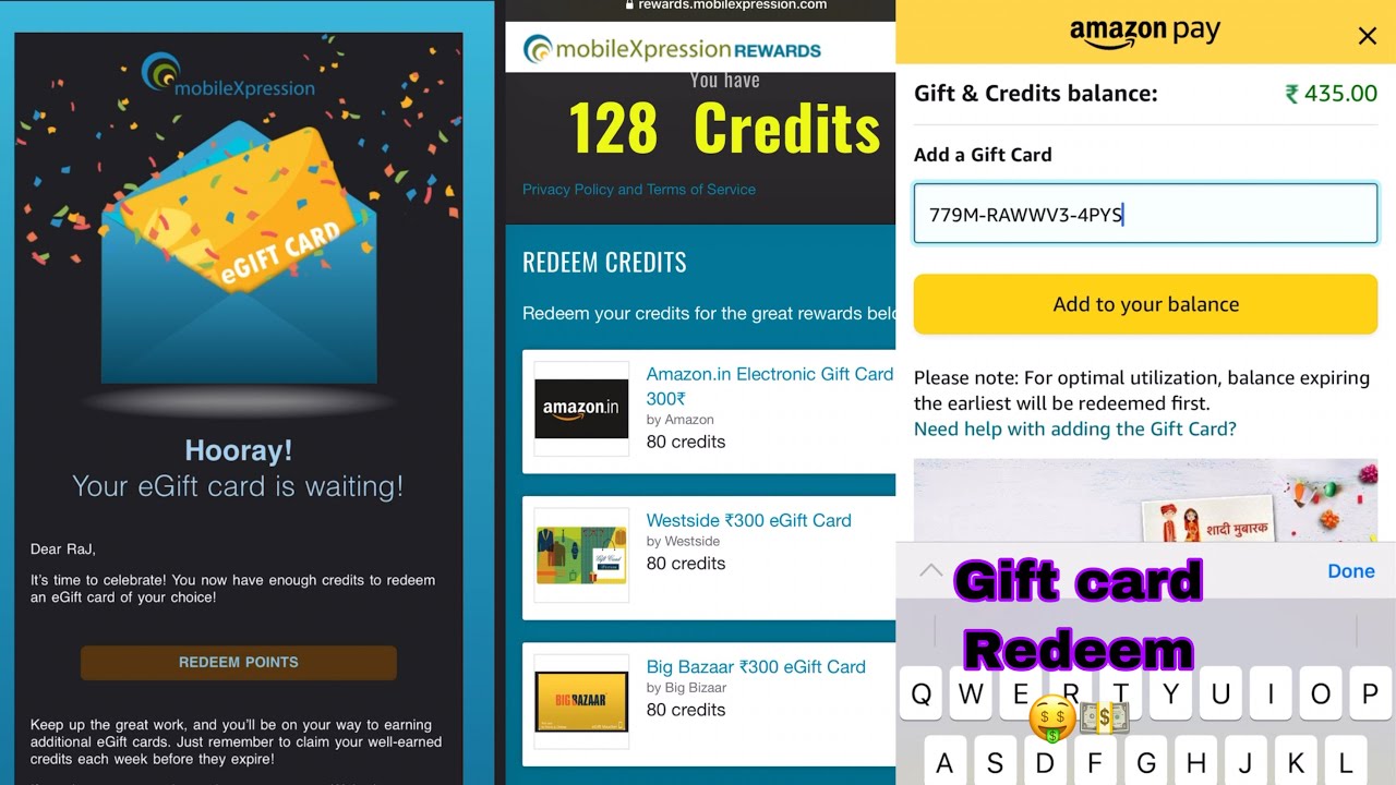 MobileXpression Free Gift Card rewards💰🤑💵 Redeem 💵 | app review 🔥😍