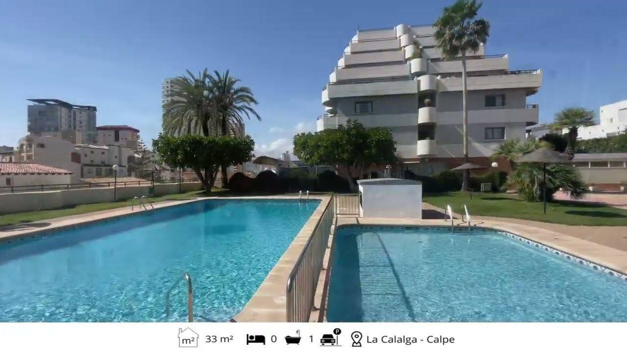 Encantador estudio en el apartahotel Galetamar en Calpe