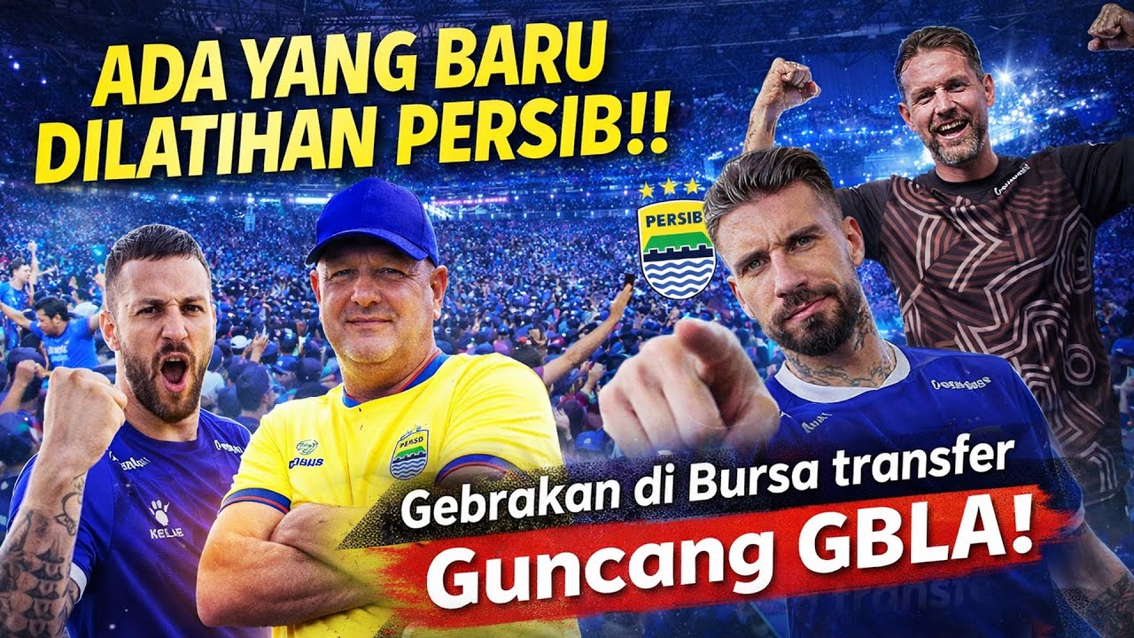 ADA YANG BARU DILATIHAN PERSIB!  Gebrakan MENDADAK di Bursa transfer! Bojan Respon Barba Hengkang