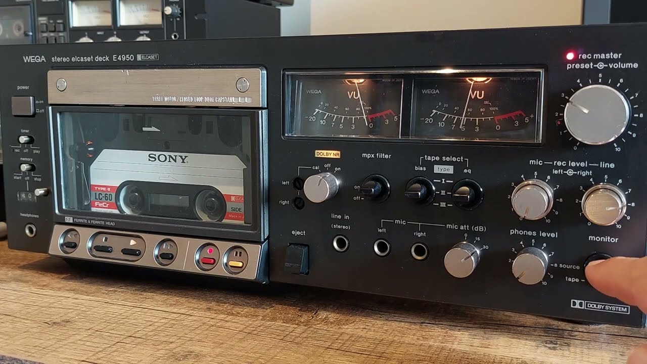 Wega 4950 ELCASET deck from 1978
