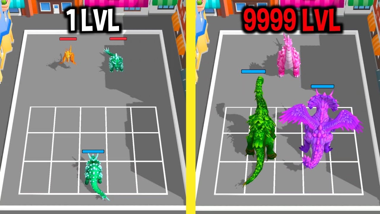 MAX LEVEL in Crystal Dinosaur Element Battle Game