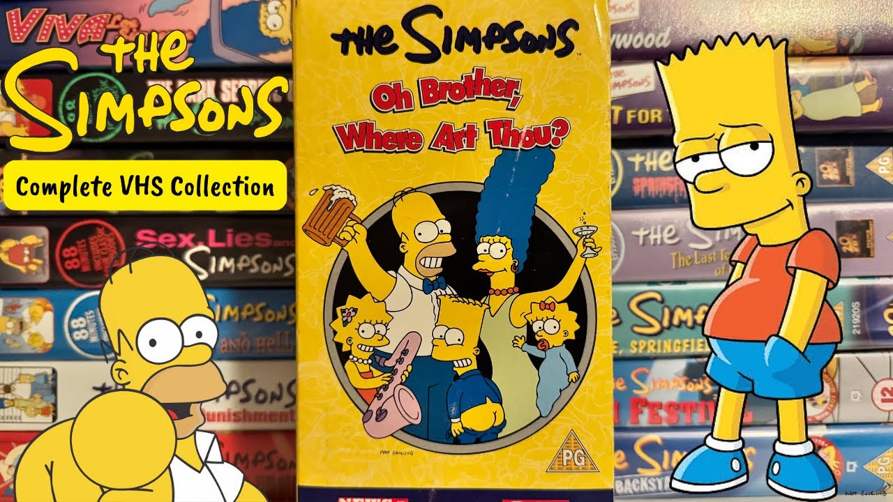 my complete Simpsons VHS collection