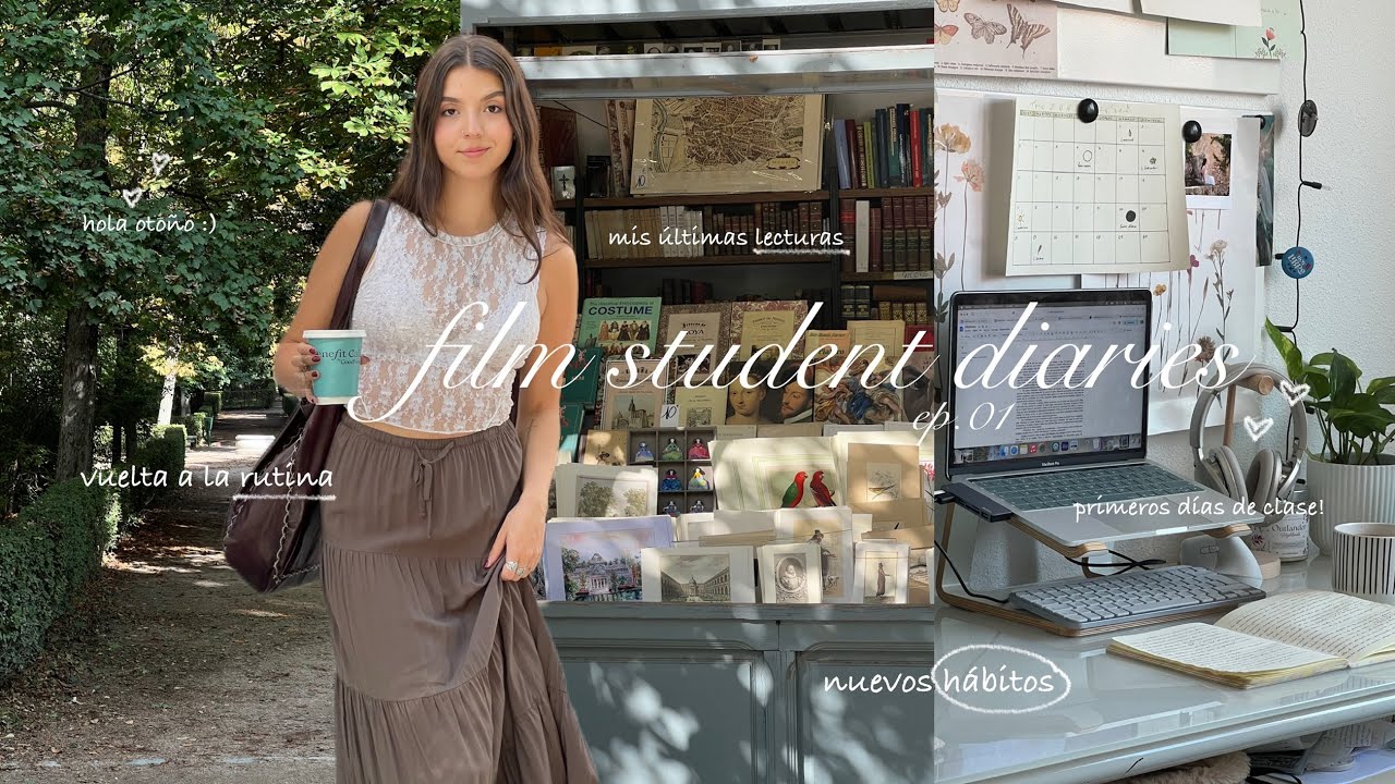 vuelta a la rutina: primeros días de clase, nuevos hábitos y libros! | film student diaries ep.01