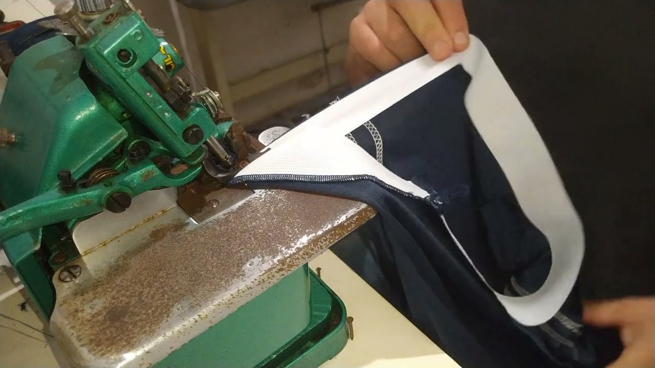 Como colocar elástico em calção, na overlock chinesinha seme industrial dicas importantes