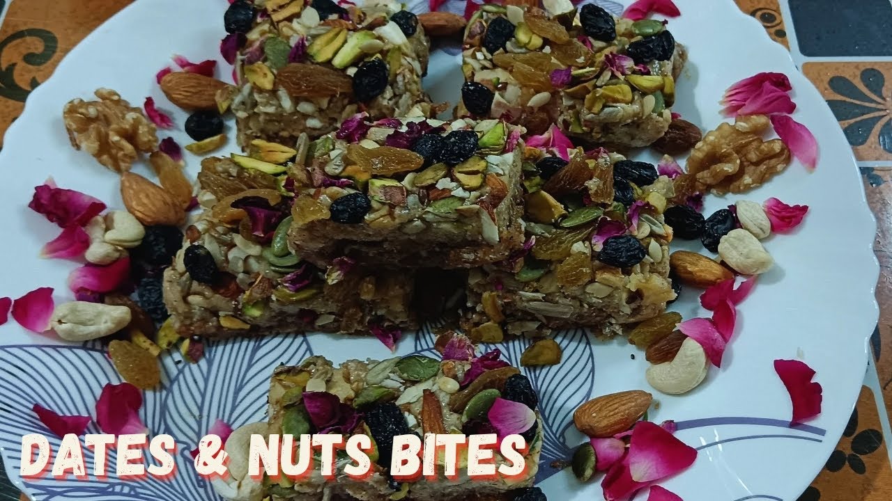 Dates & Nuts Bites | No Sugar Bites | Ramzan Recipes | Mubeen Taj's Kitchen 