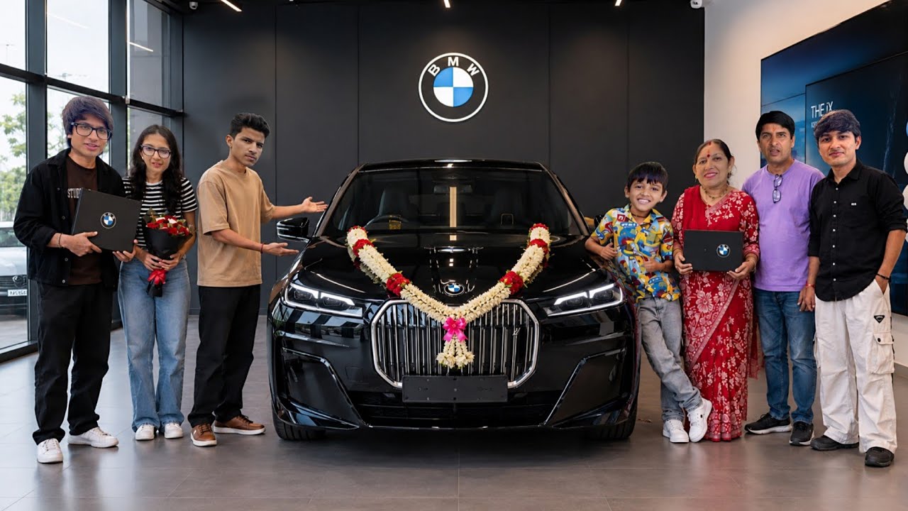 Finally New BMW i7 Leli 😍 || Sourav Joshi Vlogs