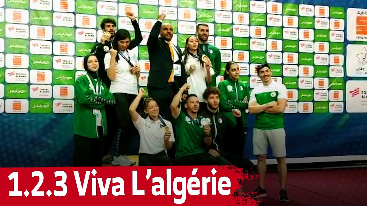 هكذا احتفل أبطال الجزائر في رياضة الكاراتي بالميداليات الستة المحققة في #الألعاب_المتوسطية .. شاهد: