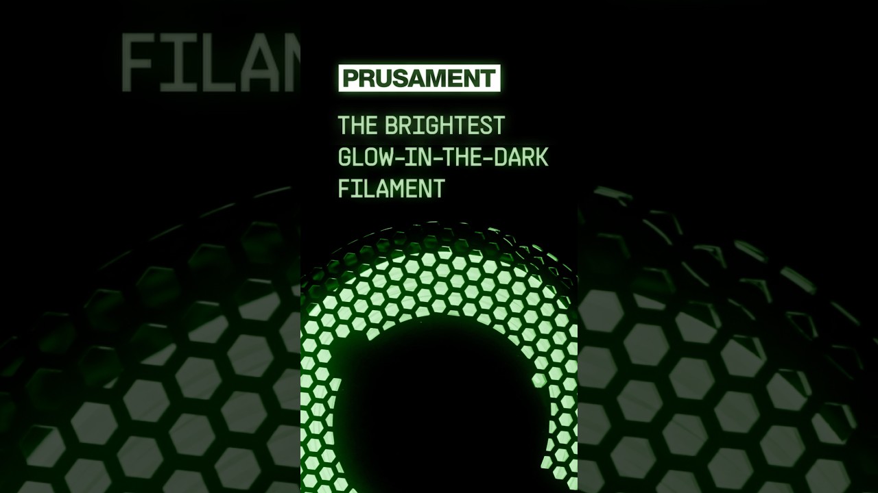 The brightest glow-in-the-dark filament | Prusament PETG Ultraglow Green