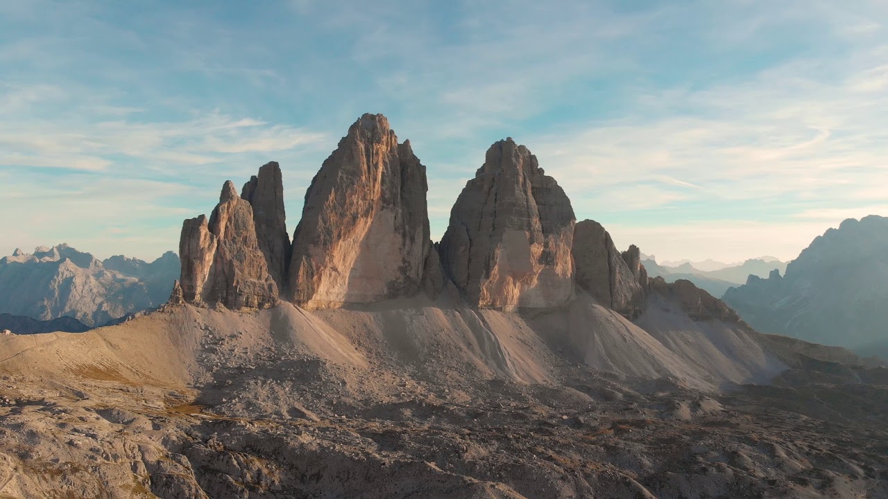 Dolomites - Lago Di Braies, Tre Cimes, Seceda, Misurina, Alpe Di Siusi by drone 4K  - September 2018