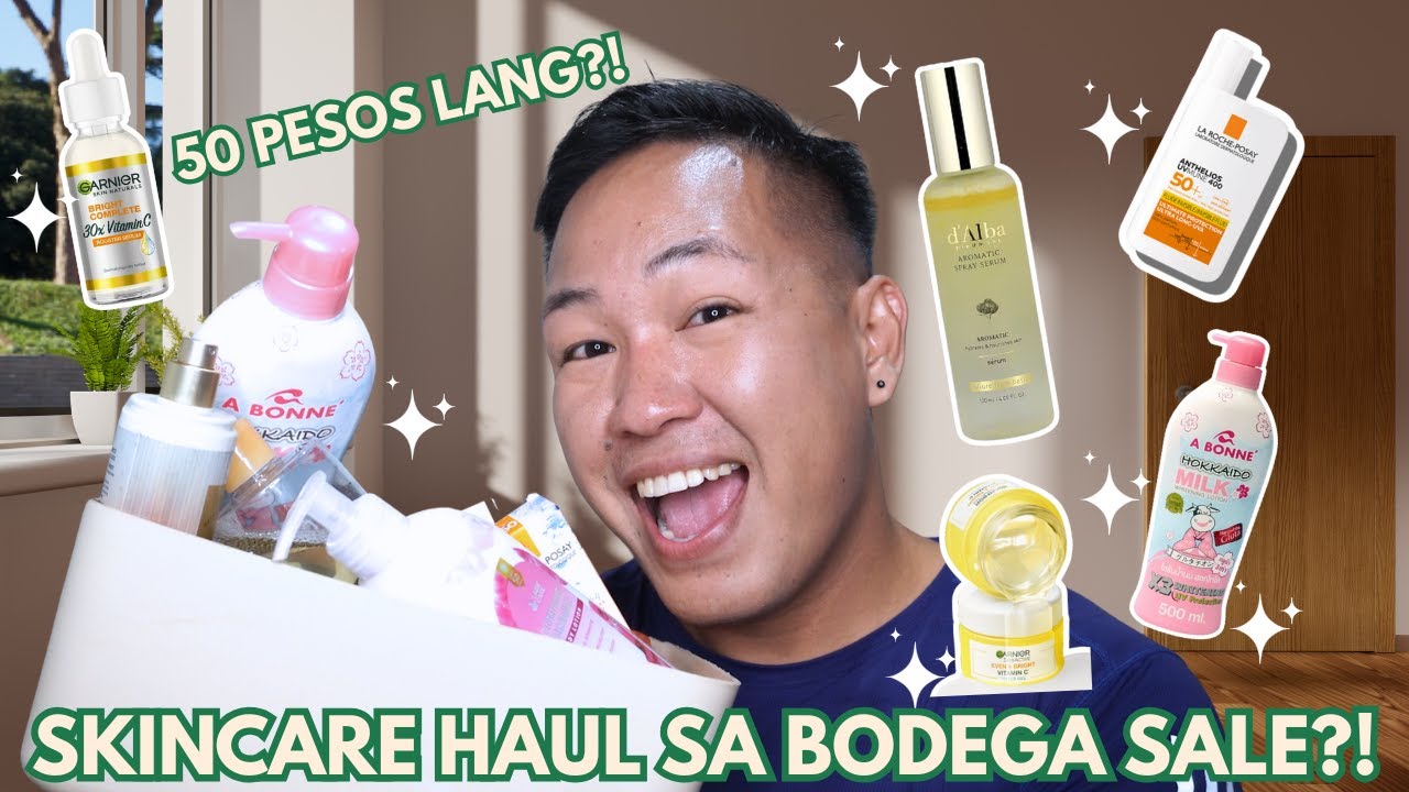 SUPER AFFORDABLE SKINCARE HAUL SA BODEGA SALE!  Mystery Parcels Unboxing – Ang Daming Skincare!