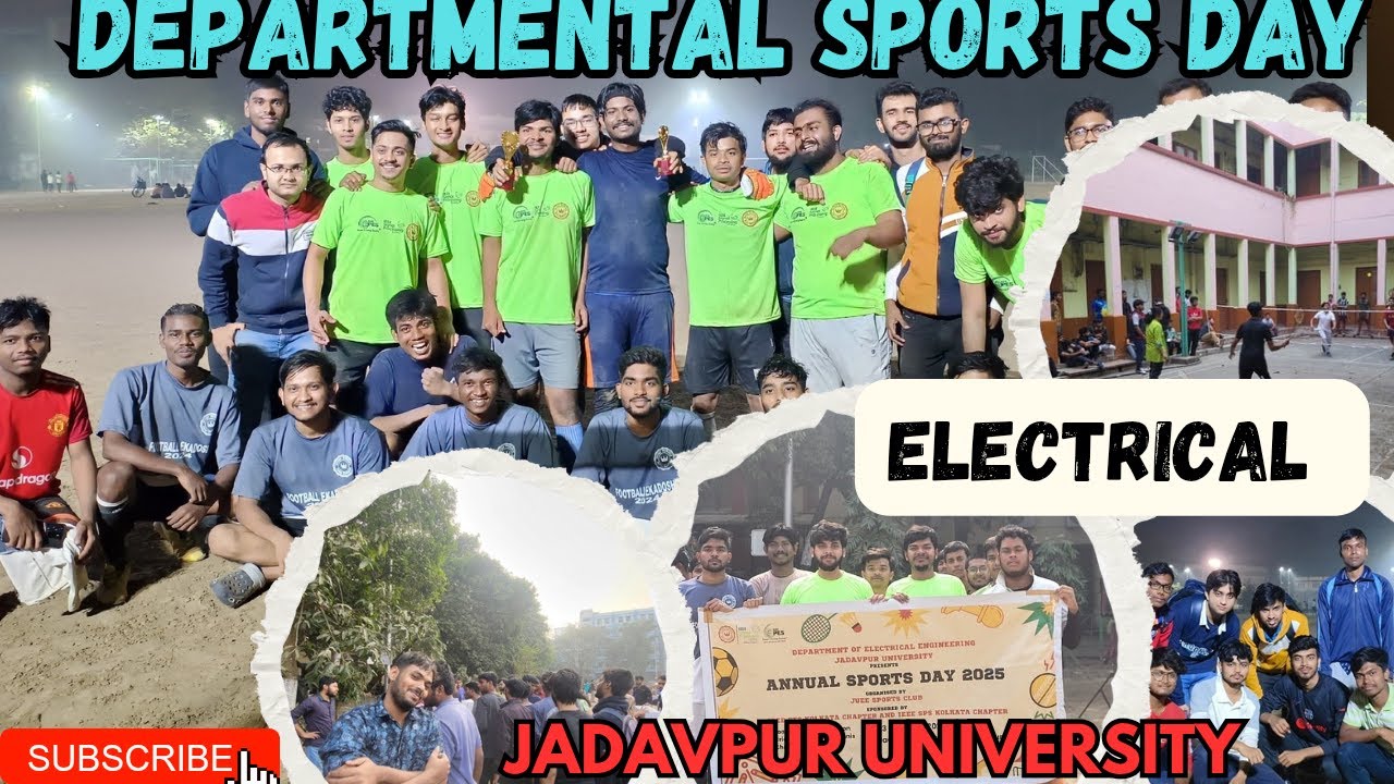Jadavpur University Departmental Sports Day||Electrical Department Sports Day|| #jadavpuruniversity