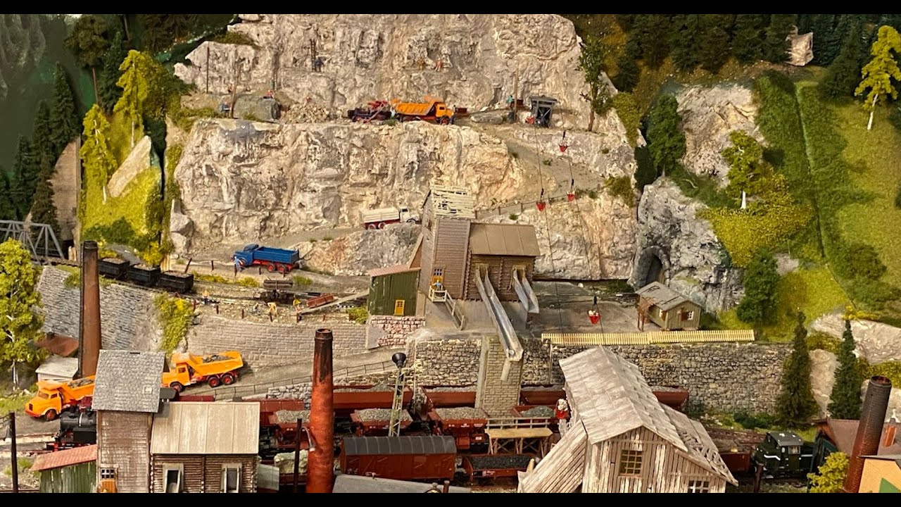Güterbetrieb auf dem Steinbruch | H0 Modelleisenbahn