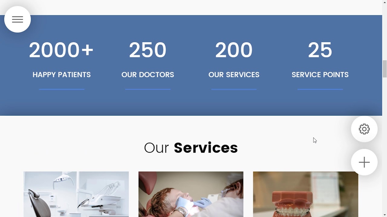 8b AMP Website Builder | Medical Website Template!