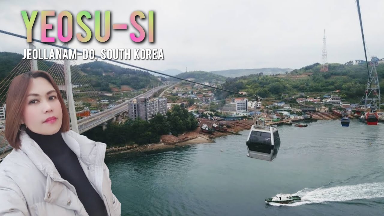 BEAUTIFUL YEOSU CITY DAY AND NIGHT  SEA OF COLORFUL LIGHTS TOUR  SOUTH KOREA#korea #travel #trip