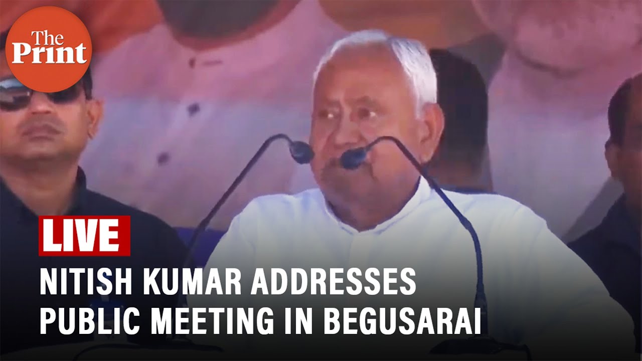 LIVE: Nitish Kumar addresses public meeting in Begusarai