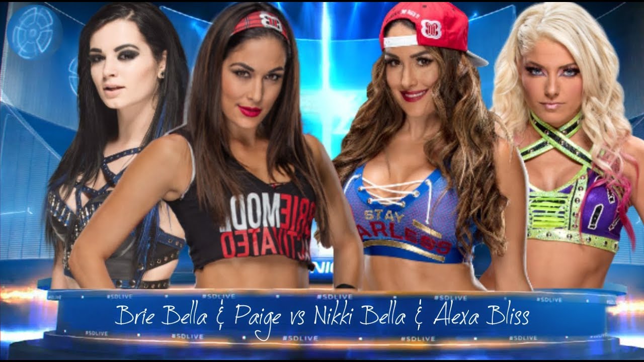 WWE 2K17 BRIE & NIKKI FACE TO FACE/BRIE BELLA & PAIGE VS ALEXA BLISS & NIKKI BELLA