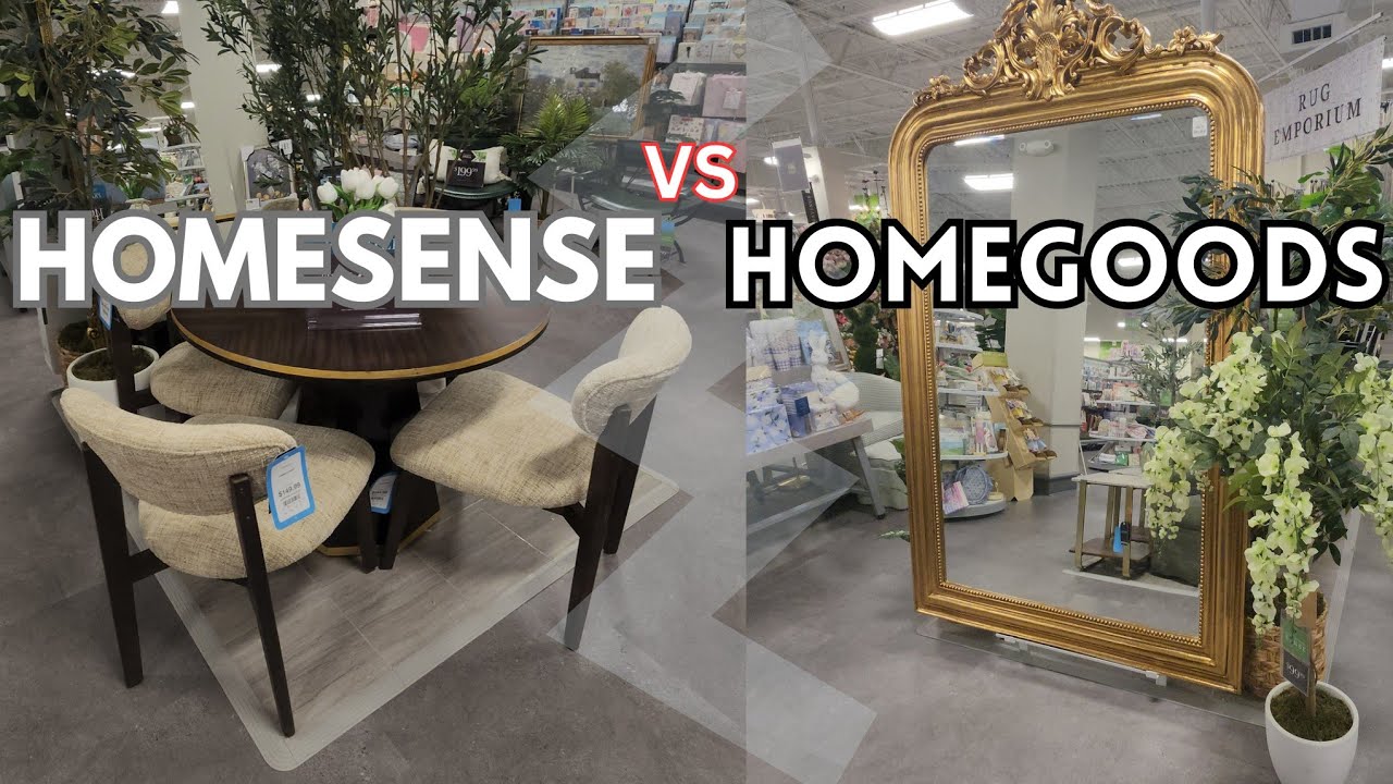 В каком магазине лучше всего продаются товары для дома и мебель? HOMEGOODS против HOMESENSE.