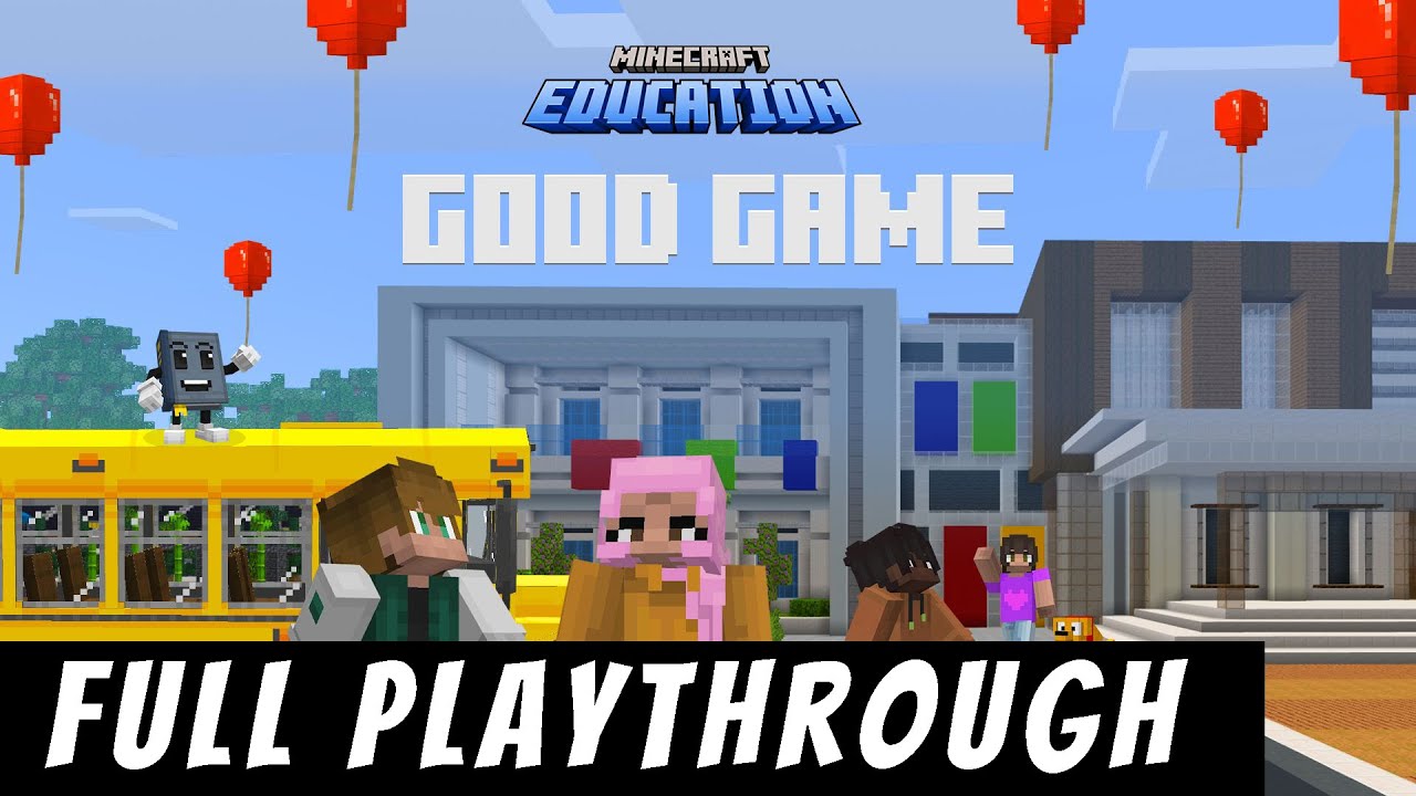 Minecraft Education — Cybersafe: Good Game — Полное прохождение