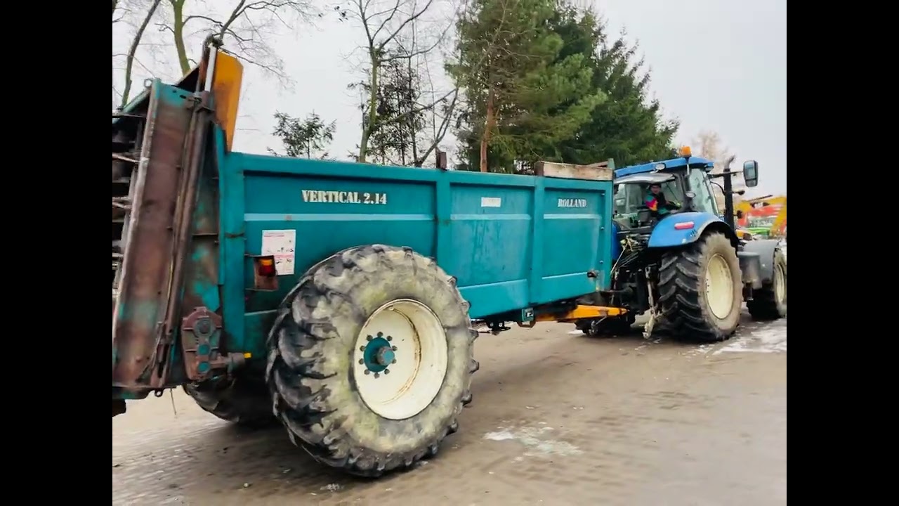 Rozrzutnik ROLLAND VERTICAL 2.14, 14 ton ładowności, klapa hydrauliczna, talerze do wapna *PESTROL*