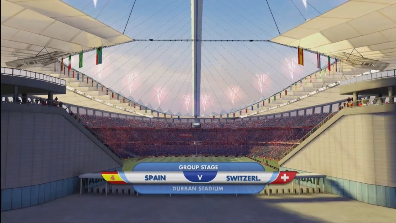 2010 FIFA World Cup Match 16 - Spain v Switzerland / Gameplay PlayStation 3 (PS3)