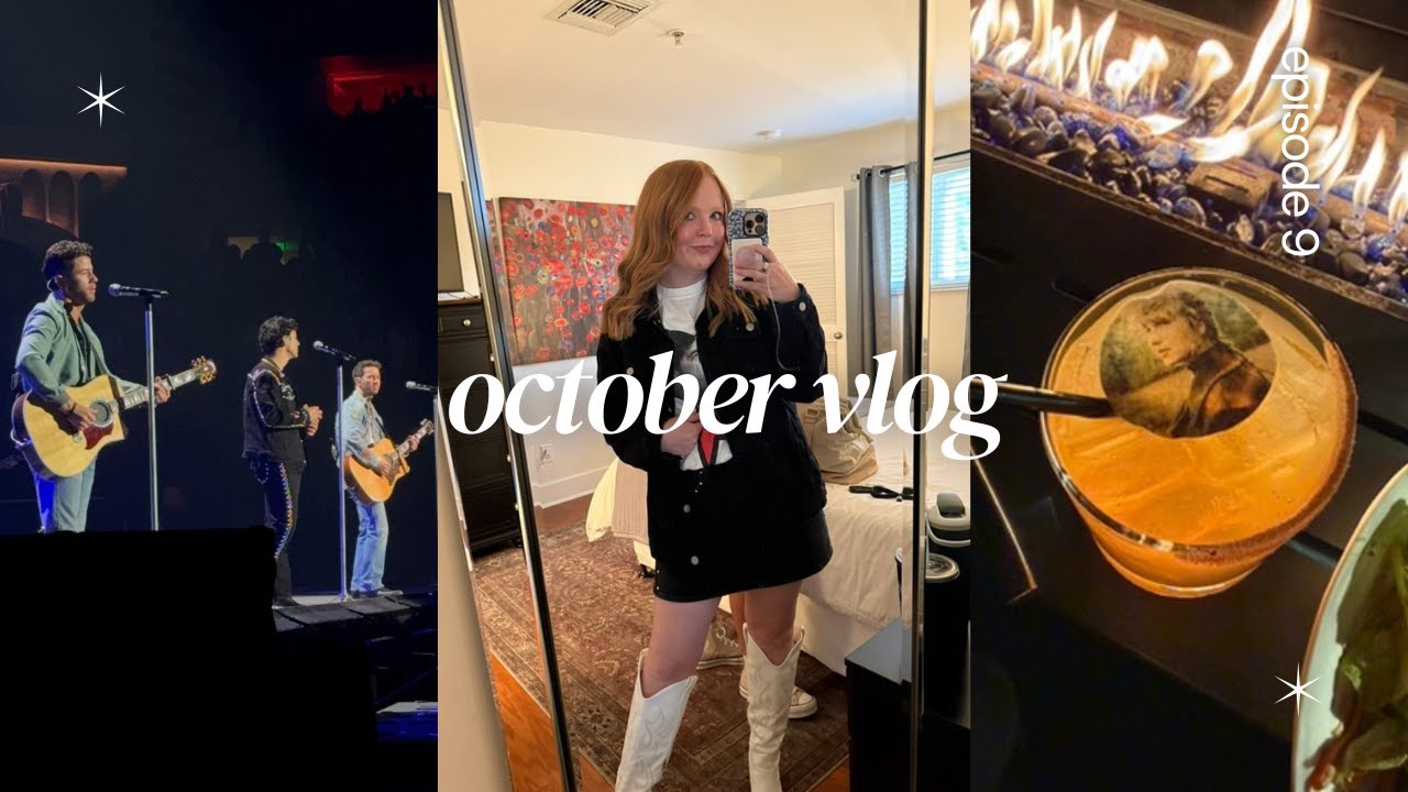 OCTOBER VLOG - Jonas Brothers, Halloween, and Yapping
