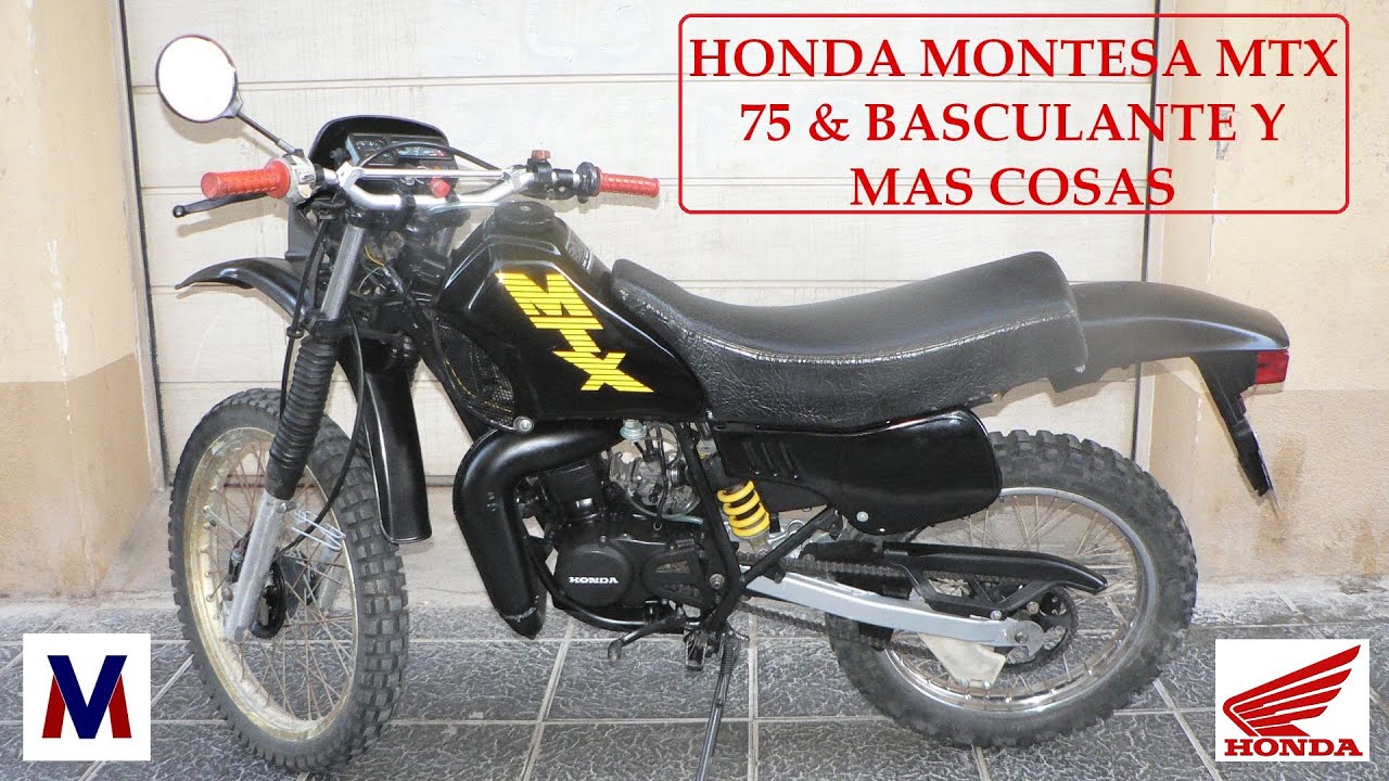 Honda Montesa 75 MTX & Basculante y lavado de cara
