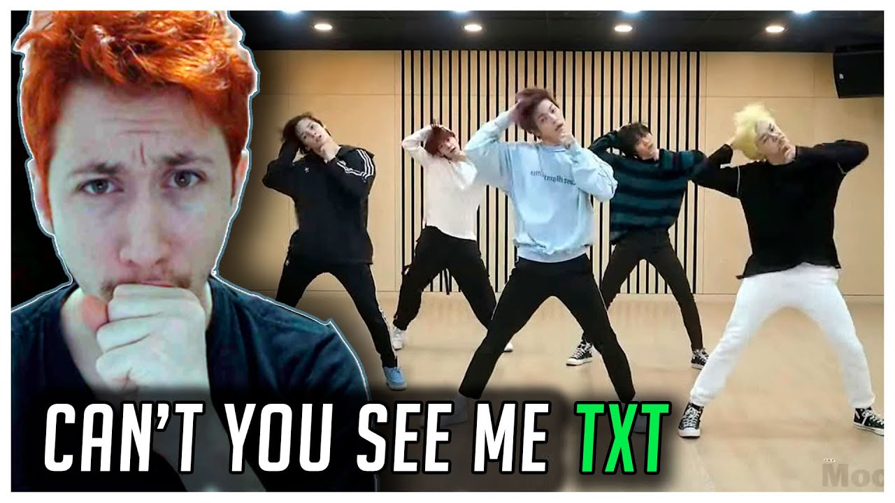 REAGINDO À (Can't You See Me?)' Dance Practice - TXT