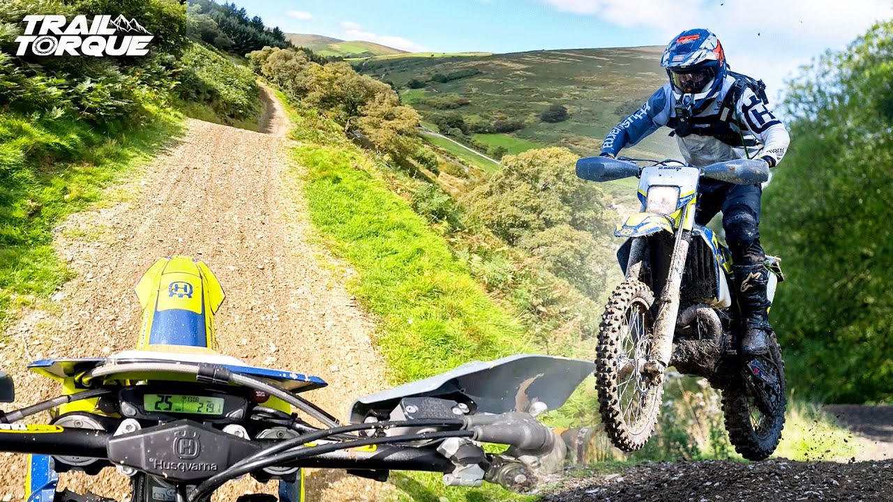 A Perfect Day to Ride Enduro - Berwyn WOR Event Enduro Play Day | Husqvarna TE300i (4K)