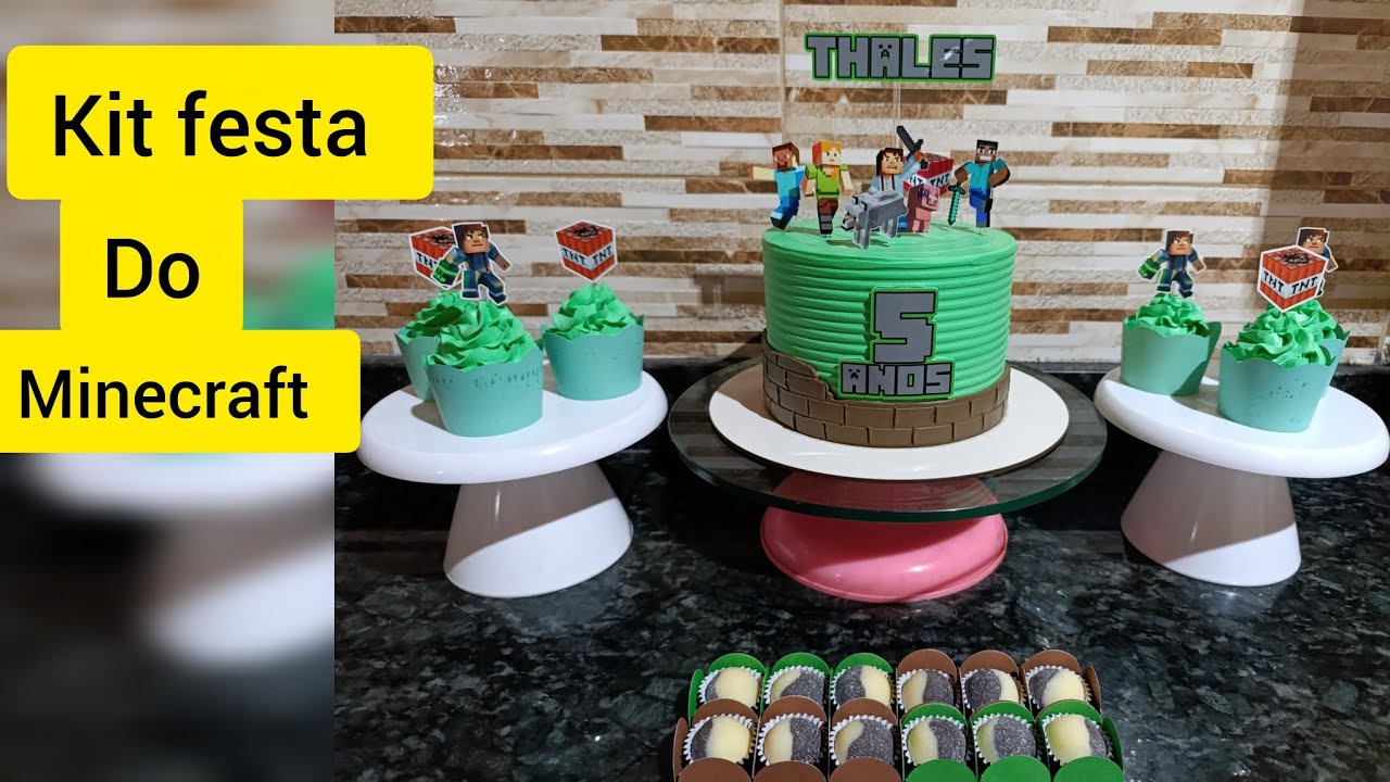 KIT FESTA P TEMA MINECRAFT 