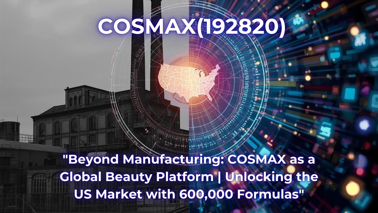 Stop Calling Them a Factory! COSMAX is a Beauty Platform | 600K Database & US Turnaround