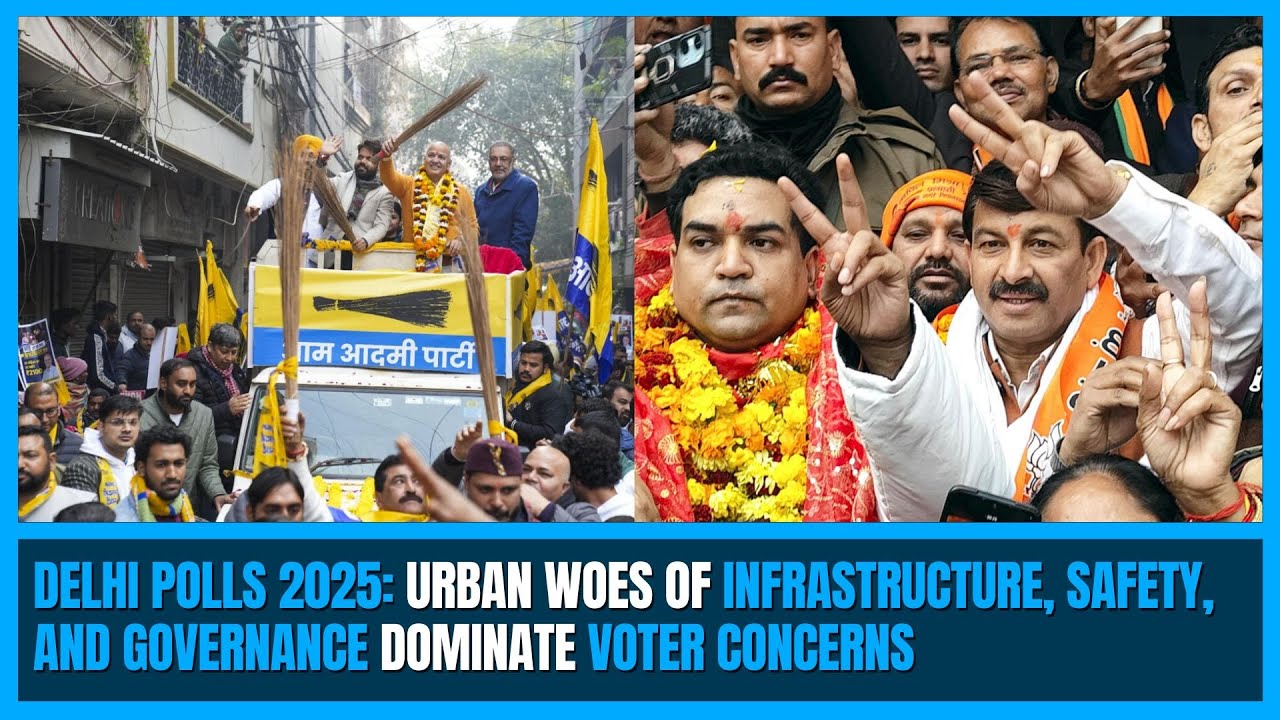 Delhi Polls 2025: Urban woes of infrastructure, safety, and governance dominate voter concerns