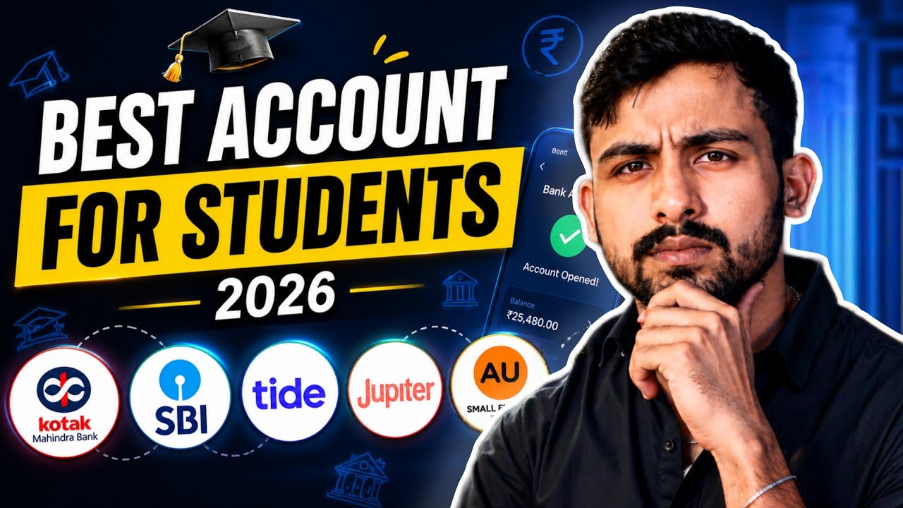 Best Student Bank Account in  2026 | Best Account for Students | Zero Balance & Fees | Harsh Talks
